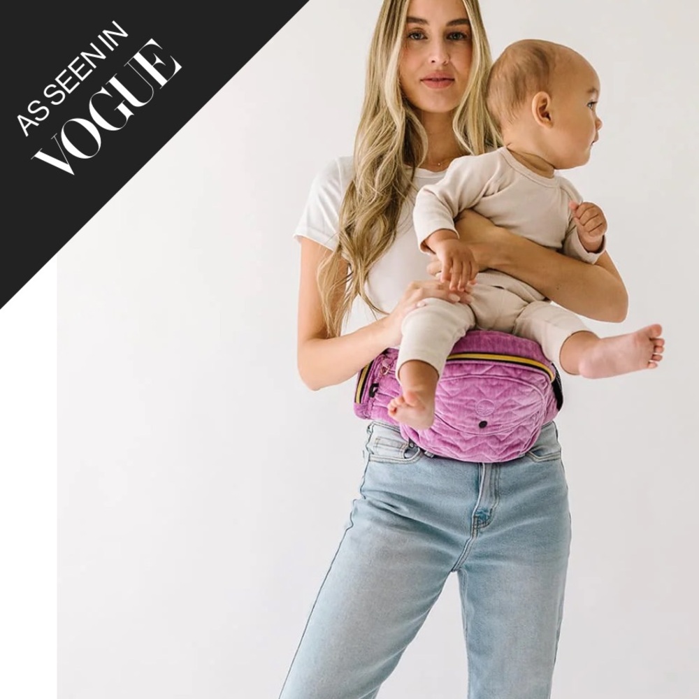 Tushbaby Vegan Hip Carrier in Orchid Pink